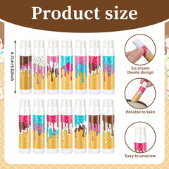 Maxcheck epoxy baseball-theme badge lip balm details and charm