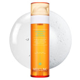 MaxClinic Calendula Biome Oil to Foam bottle pour shows soothing, gentle cleanse.