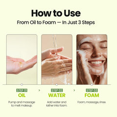 MAXCLINIC Cica Biome Oil to Foam plant oil ingredients closeup highlight soothing formula
