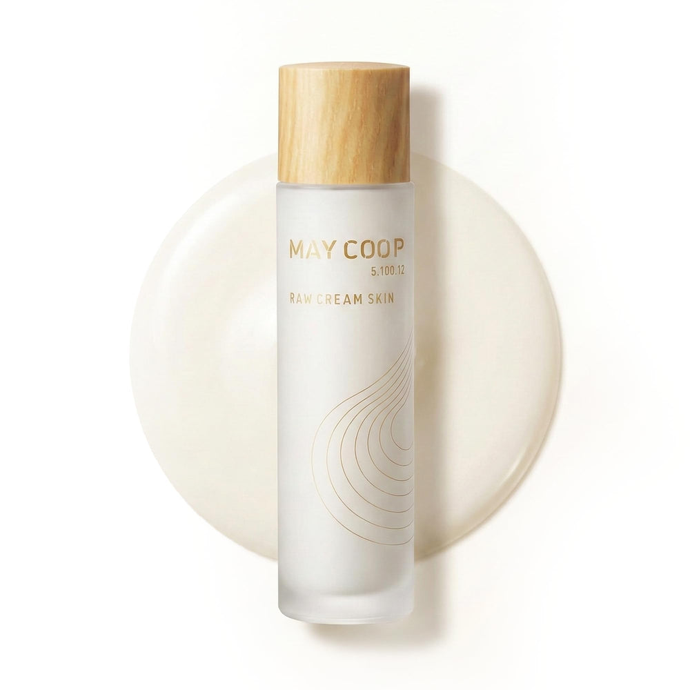 May COOP Cream Skin Toner bottle delivering daily hydration and softening.