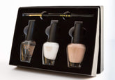 MAYA French manicure set brush closeup demonstrates precise, smooth finish.