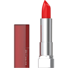 Maybelline Color Sensational lipstick nude swatch shows creamy finish for everyday lips