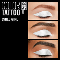 Maybelline Color Tattoo Chill Girl matte eyeshadow provides durable color for day-to-night looks.