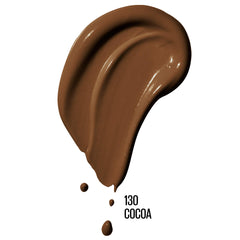 Maybelline Dream Radiant Foundation swirl on skin shows easy blending and breathable feel