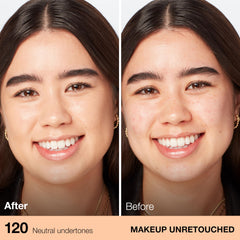 Maybelline Fit Me on skin displaying natural, buildable coverage.