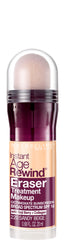 Maybelline Instant Age Rewind Eraser bottle front, SPF 18 foundation for daily wear.