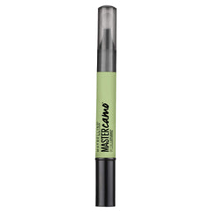 Maybelline Master Camo Green pen tube correcting redness for a balanced complexion.