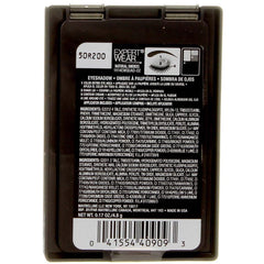 Maybelline New York Expert Wear Eyeshadow Quads Natural Smokes darkest shade crease definition swatch.
