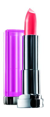 Maybelline Rebel Bloom lipstick on lips with bold color payoff.
