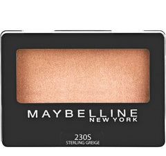Maybelline Sterling Gray eyeshadow pan emphasizes rich pigment in a compact formula