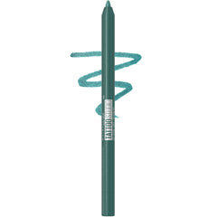 Maybelline Tattoo Studio Eyeliner Tealtini swatch showing vibrant pigment for bold looks