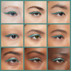 Tealtini waterproof formula from Maybelline Tattoo Studio Eyeliner tested for all-day wear