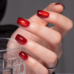 MAYCHAO gel polish brush applying smooth, even coats for salon-like results.