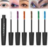 Maydear white mascara wand highlights bright lashes for instant eye brightness