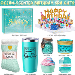 MAYICIVO ocean-scented candle provides a luxurious bath-time aroma