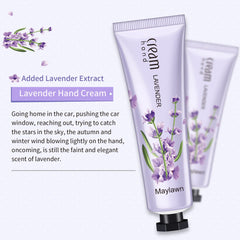 Maylawn papaya scent hand cream offers refreshing moisture with travel-friendly packaging.