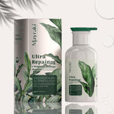 Mayraki Professional Ultra Repairing Weightless Shampoo bottle shows a lightweight, hydrating formula for daily use.