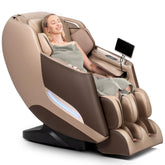 Mazzup Massage Chair shows 3D massage hands for neck and back relief
