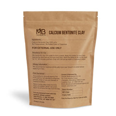 Close-up of MB Herbals clay powder texture for DIY face masks