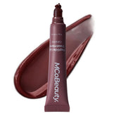 MCoBeauty Peptide Lip Treatment Caramel gloss close-up for hydration and shine
