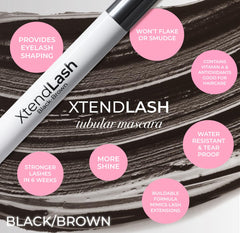 Xtendlash tubing mascara long-wear definition without flaking