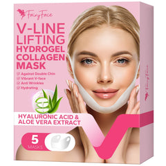 MCOMCE FairyFace V Line Mask packaging for easy contour masking and premium appeal.