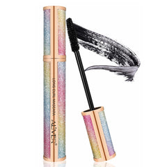 Mcukv 4D Silk Fiber Mascara bottle shows rich color for bold, defined lashes.