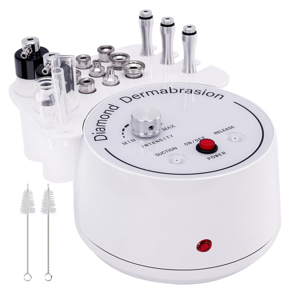 mcwdoit 3-in-1 microdermabrasion machine front view for spa-like home care