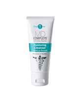 MD Complete Restoring Cleanser bottle ready for gentle makeup removal and hydration.