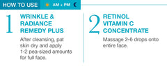 MD Complete Wrinkle Retinol Duo packaging showcases two-step regimen