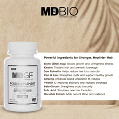 MD Plus Bio capsules in hand for on-the-go daily use