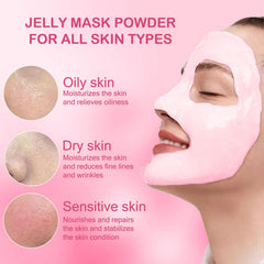 Mask applied on face demonstrating full-face coverage