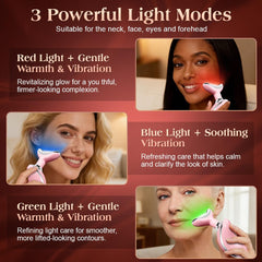 Mdewirt three-color modes provide targeted light therapy and warmth.