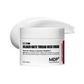 MDP Premium Collagen Naite Thread Neck Cream bottle close-up, rich texture and hydration.