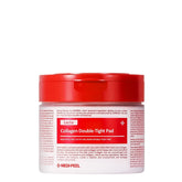 MDP Red Lacto Collagen Peeling Pad packaging close-up for exfoliation and cleansing