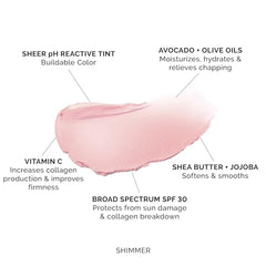 Close-up of applying MDSolarSciences lip balm for smooth lips.