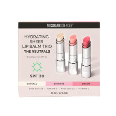 MDSolarSciences tinted lip balm SPF 30 packaging with vegan, sun-protective lip care