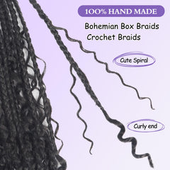 Mebeli Goddess box braids color-options display vibrant hues for customization