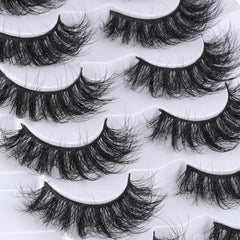 Mebver faux mink lashes with soft cotton band for comfortable wear.