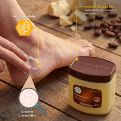 MED PRIDE skin protectant being applied to a rough elbow to form a barrier.