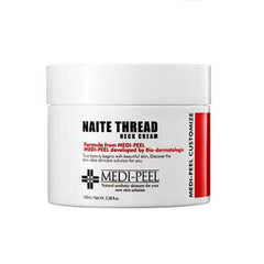 MEDI-PEEL Naite Thread Neck Cream bottle shows premium anti-age care for neck and décolleté