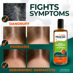 Medicasp coal tar shampoo application on wet hair before rinse