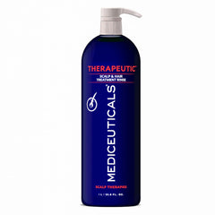 Mediceuticals Therapro bottle front view showing premium scalp rinse for balanced moisture