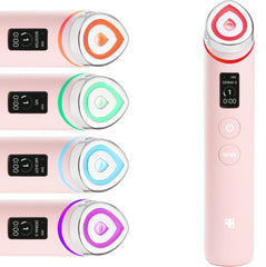 Medicube Age-R Booster Pro Pink glass glow wand for radiant skin at home.
