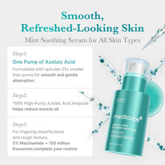 Medicube Azelaic Acid Exosome Shot Serum 2000 amber glass bottle close-up for premium packaging.