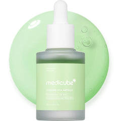 Medicube Exosome Cica Tea Tree Ampoule bottle for calming hydration.