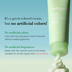 Medicube Exosome Cica Tea Tree Cream applied in daily routine for calm skin.