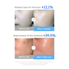 Medicube Hyaluronic Multi-Peptide PDRN Serum glow on skin surface