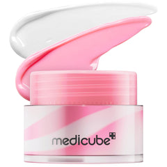 Medicube PDRN Lip Mask packaging image highlighting overnight hydration benefits.