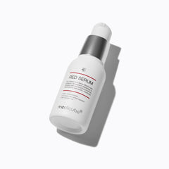 Medicube Red Serum 2.0 texture close-up reveals lightweight milky consistency